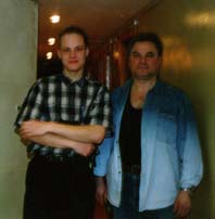 Это я, автор этого рассказа, Фёдор Стрелков с Валенином Барковым.